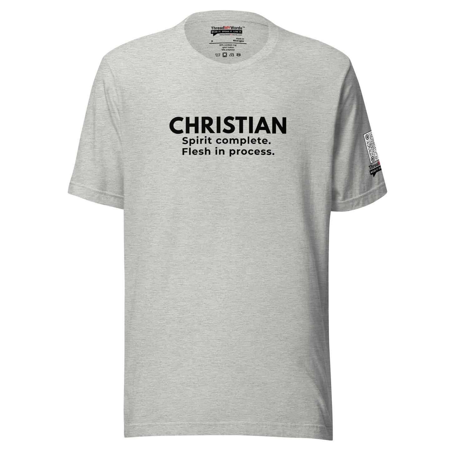 Christian - Flesh In Process | Unisex t-shirt (Gray)